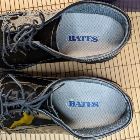Bates Dress ,Formal, wedding, prom Uniform Shoe Men's Size 10.5 E High Gloss Bla - Picture 9 of 10